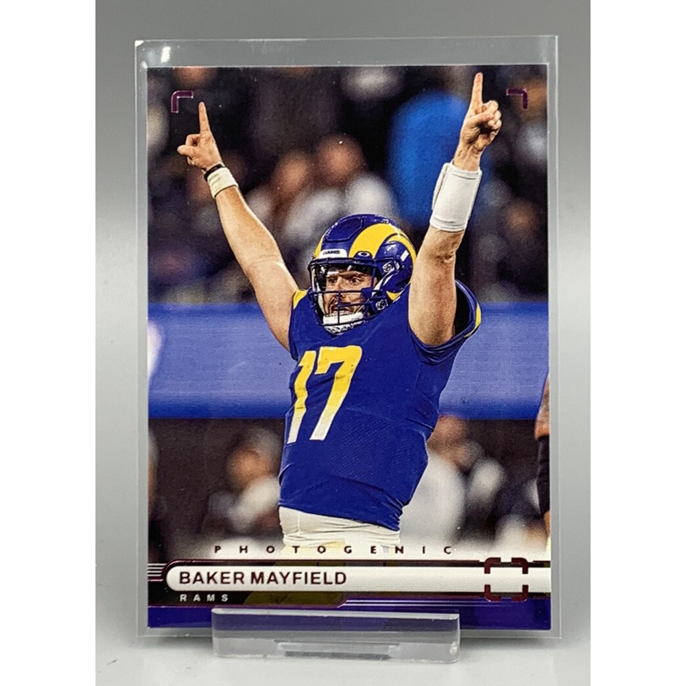 2022 Chronicles Photogenic Pink Parallel #PH-26 Baker Mayfield Los Angeles Rams